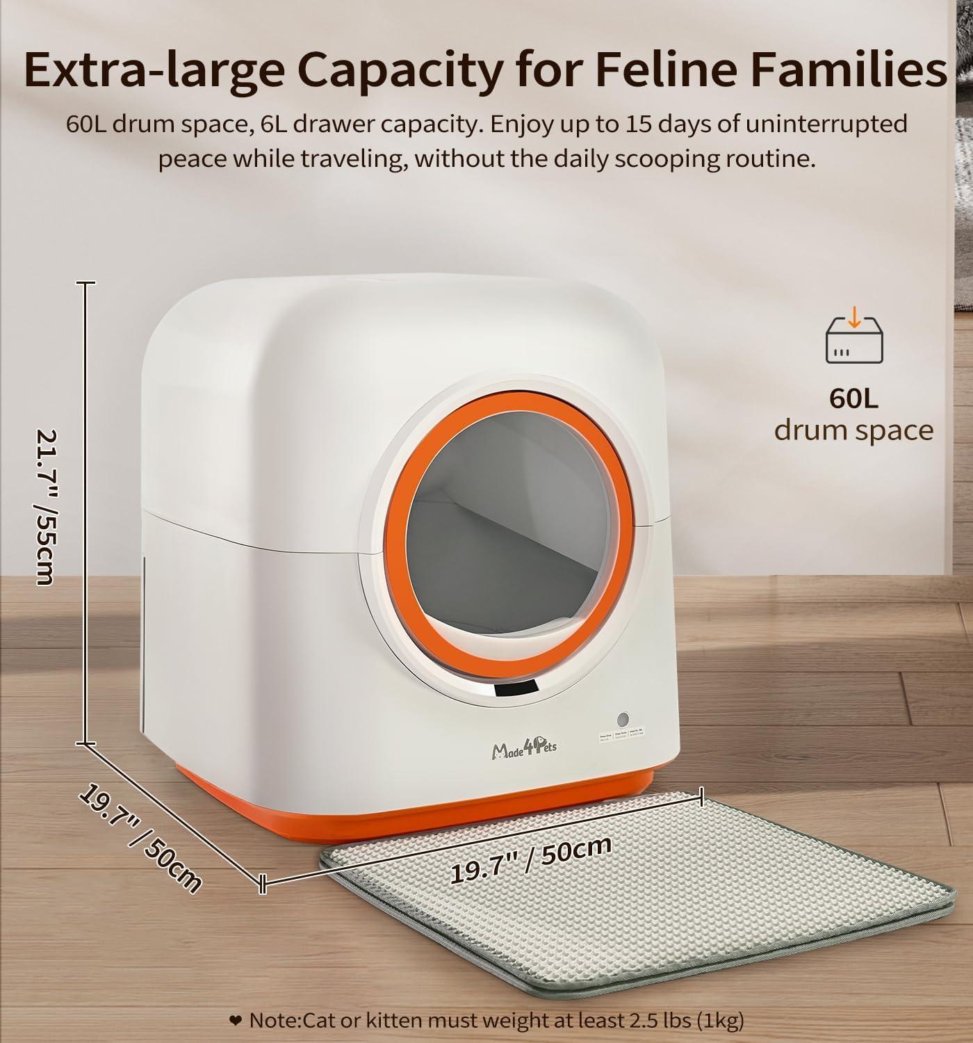 Smart Self-Cleaning Litter Box