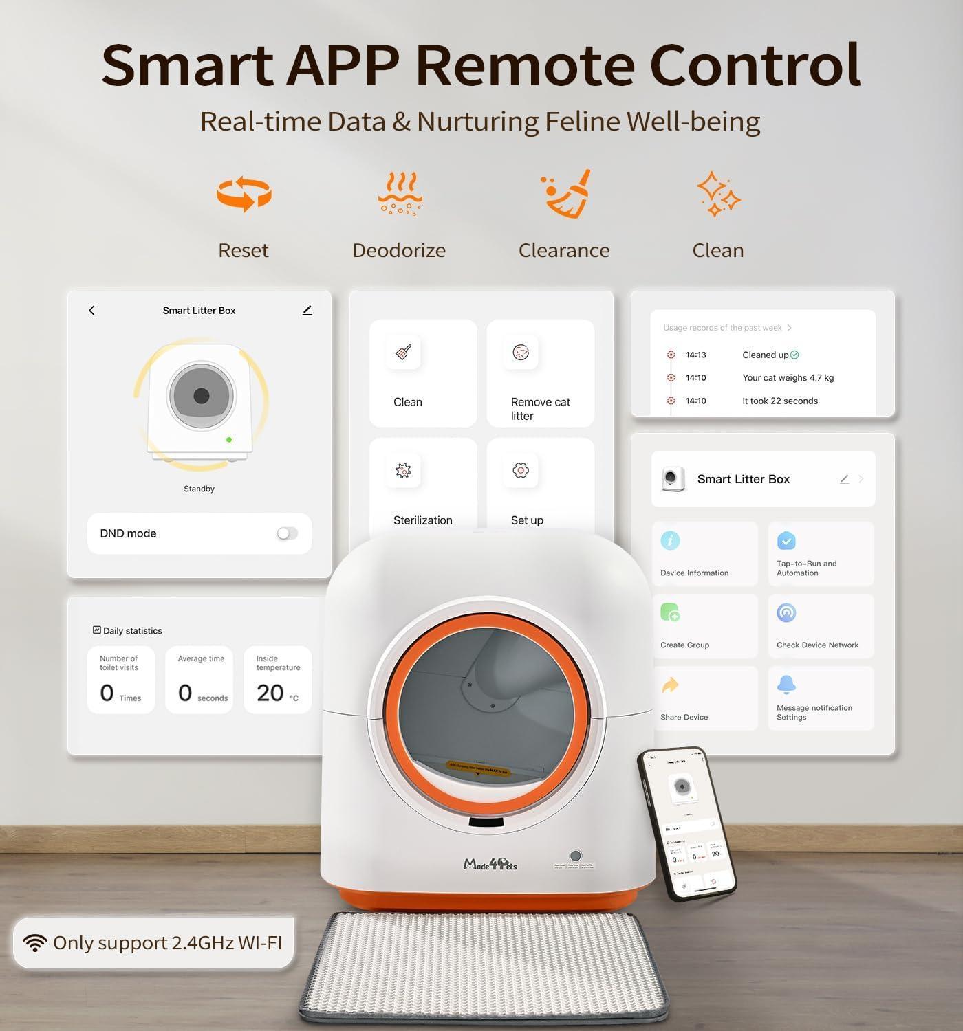 Smart Self-Cleaning Litter Box