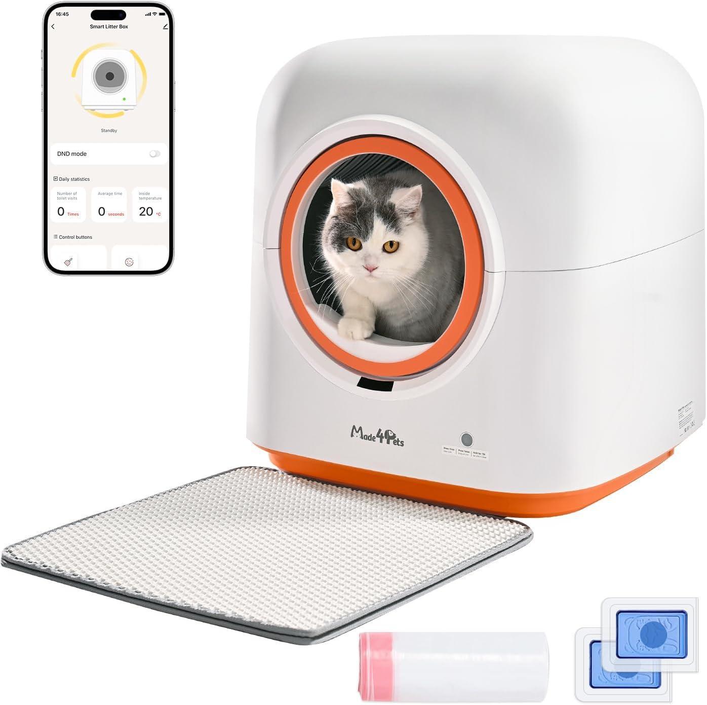 Smart Self-Cleaning Litter Box