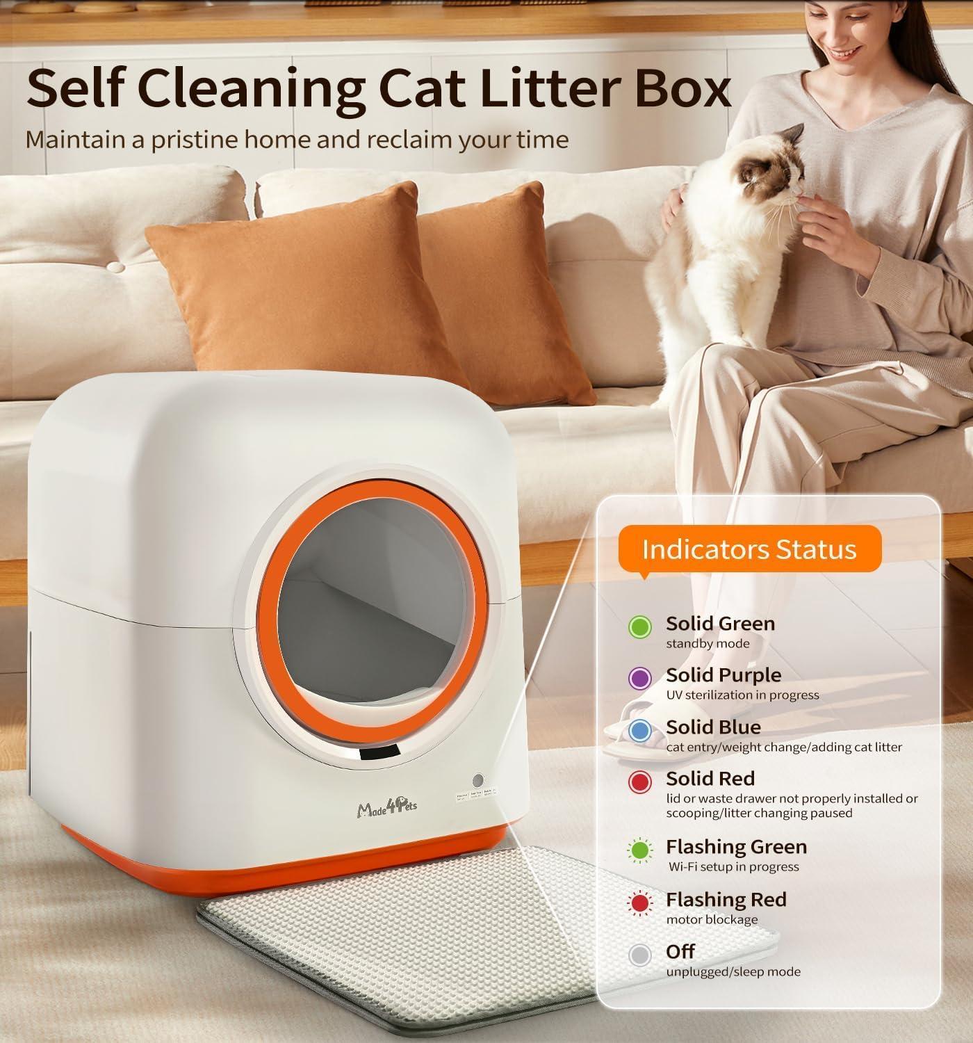 Smart Self-Cleaning Litter Box